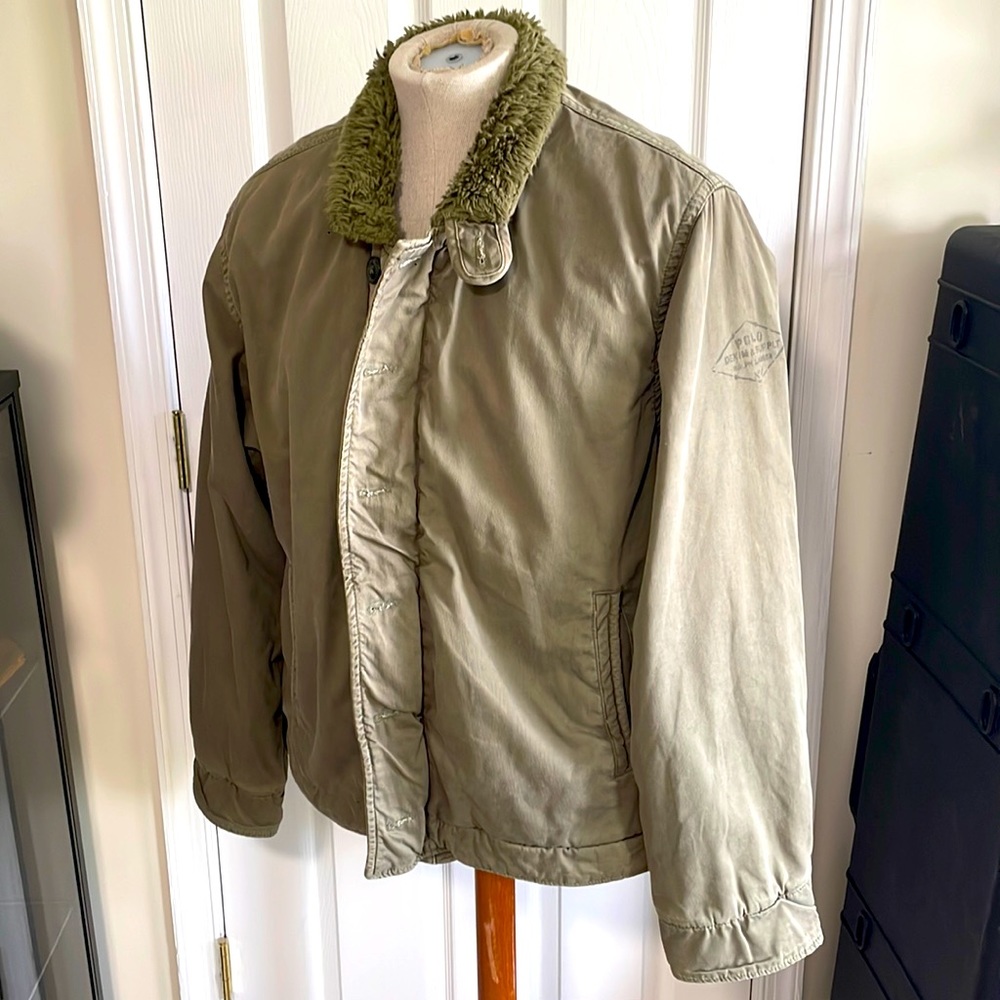 Rare RRL Denim & Supply N1 Deck Jacket. Size XL